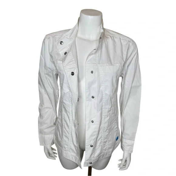 Gap x HFR Harlem’s Fashion Row Structured Shirt Jacket S Rich Fresh Snap White - Picture 8 of 13